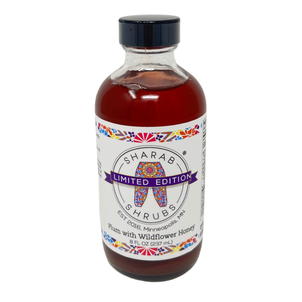 [8oz] Sharab Shrubs Plum Honey
