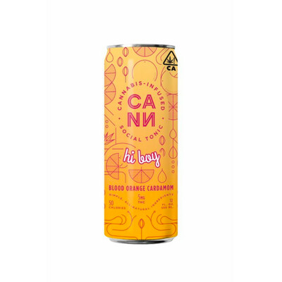 Cann Hi Boy Blood Orange Cardamom THC (5 MG) 4pk Can