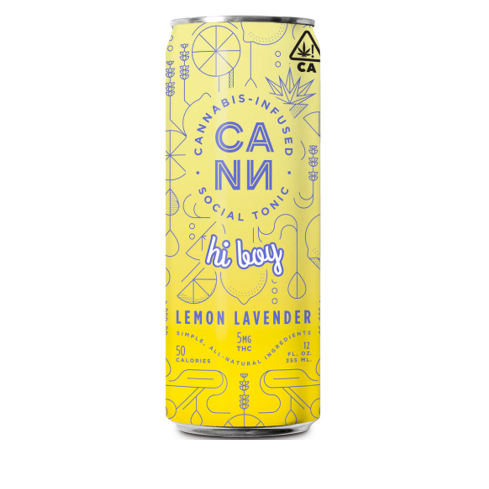 Cann Hi Boy Lemon Lavender THC (5 MG) 4pk Can