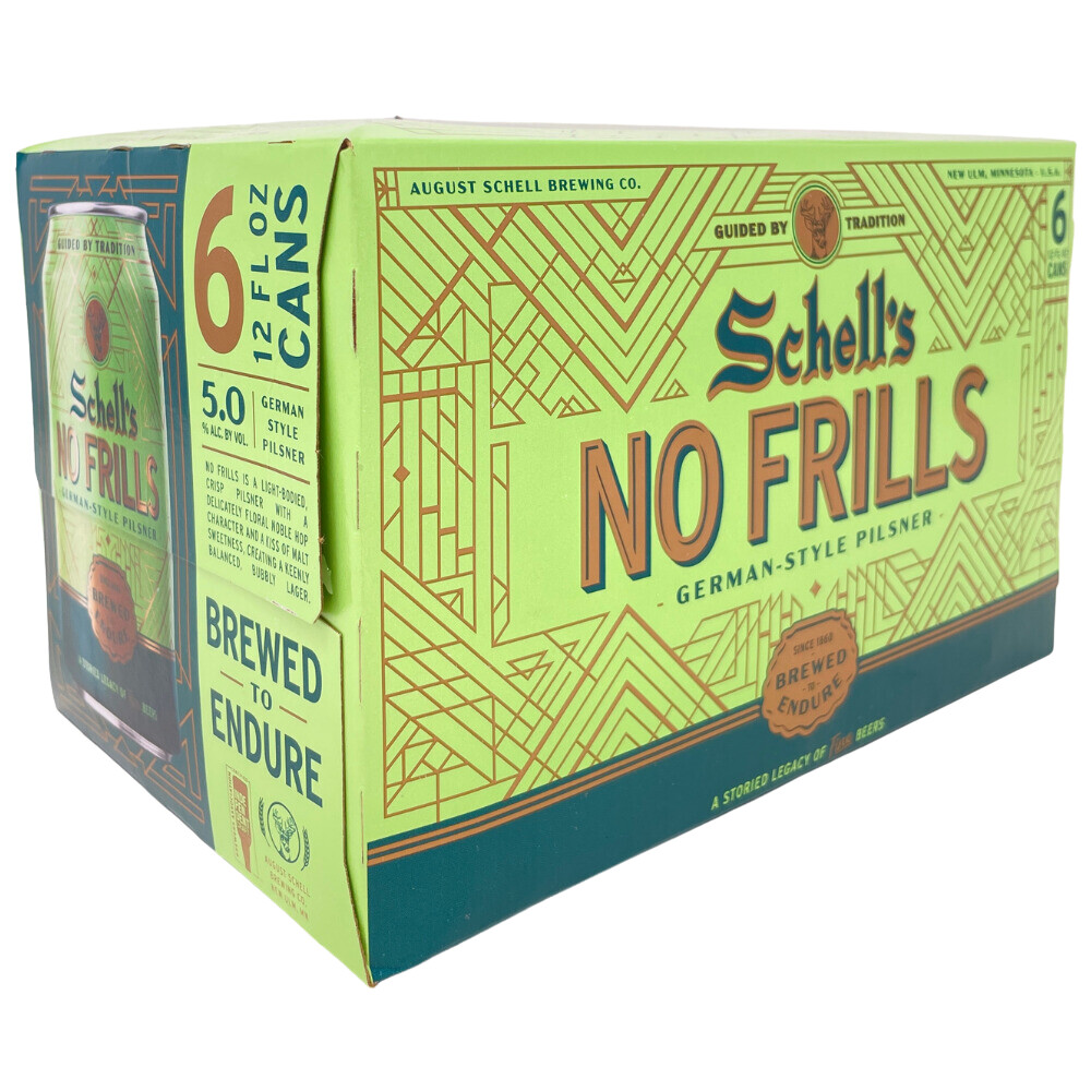 Schell&#39;s No Frills Pils 6pk Cans