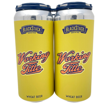 Blackstack Working Title Wheat Beer 4pk Can