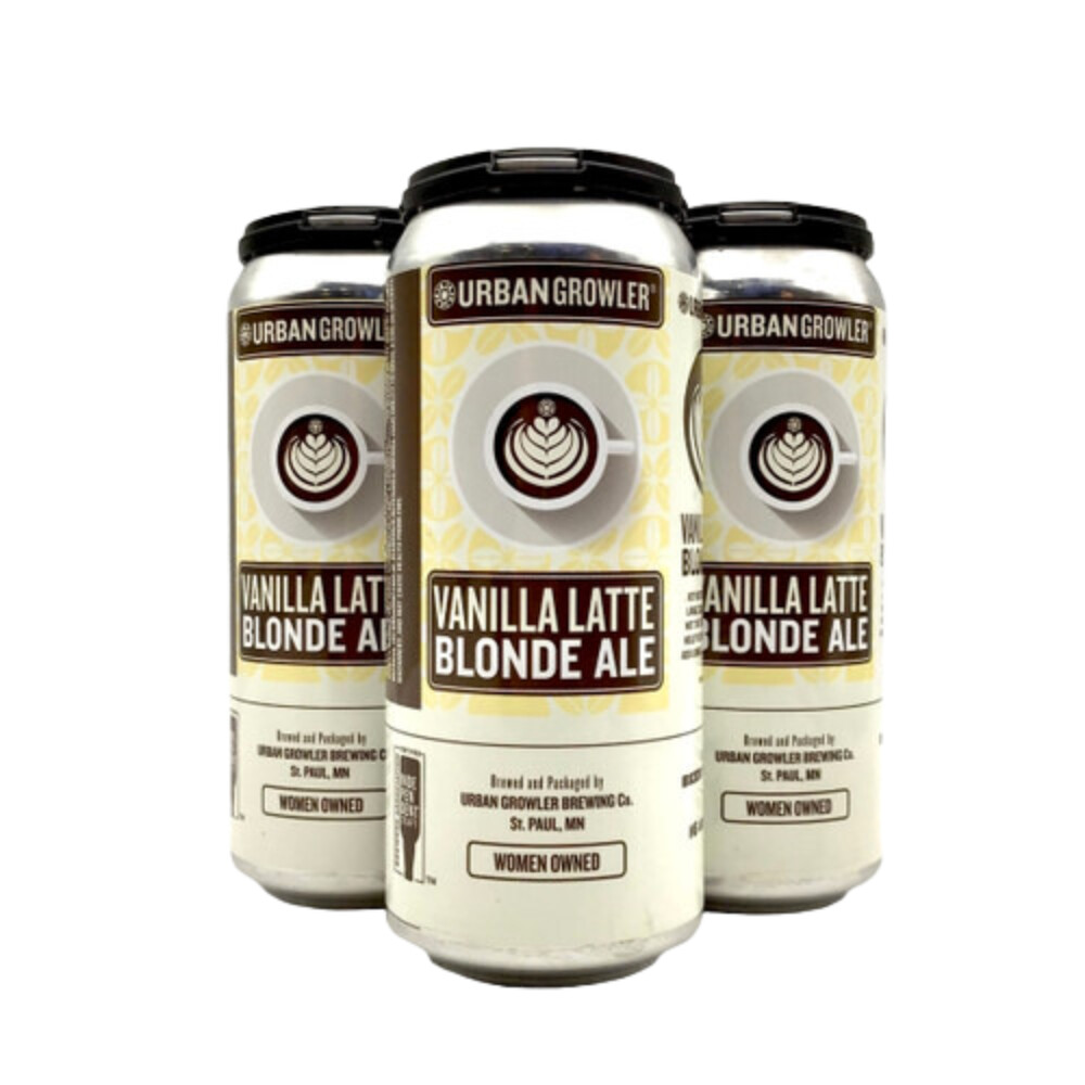 Urban Growler Vanilla Latte Blonde Ale 4pk Cans