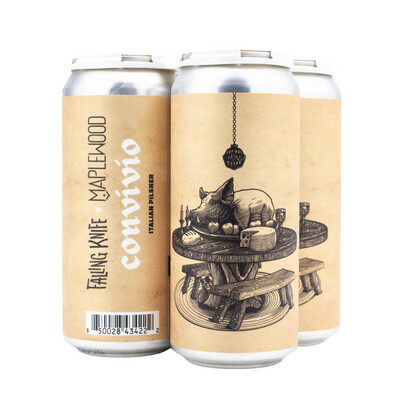 Falling Knife Convivio Italian Pilsner 4pk Can