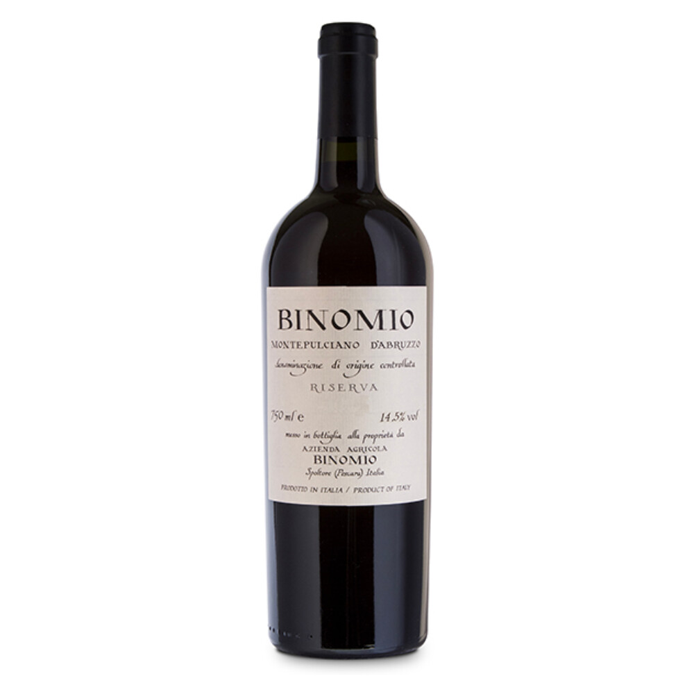 Binomio Montepulciano d&#39;Abruzzo Riserva 2020