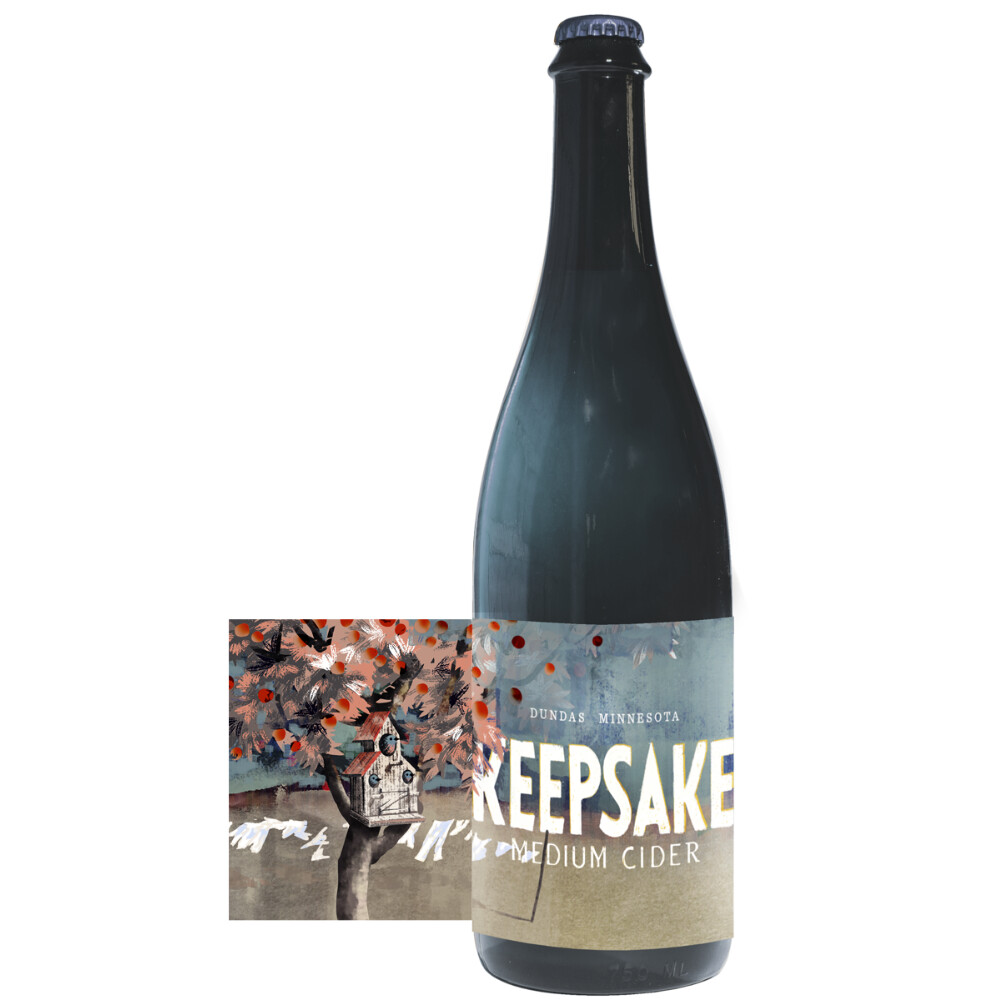 Keepsake Organic Semi-Sweet Cider 750ml