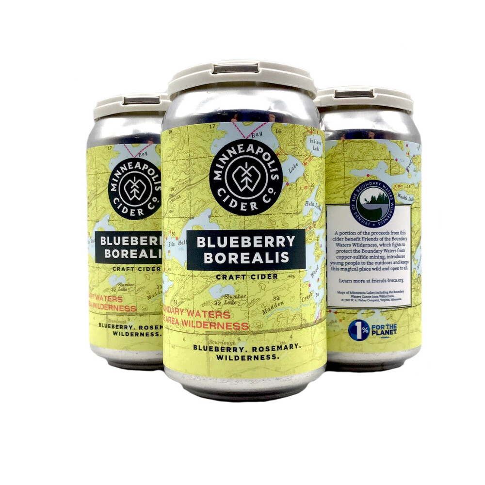 Minneapolis Cider Blueberry Borealis Cider 4pk Can