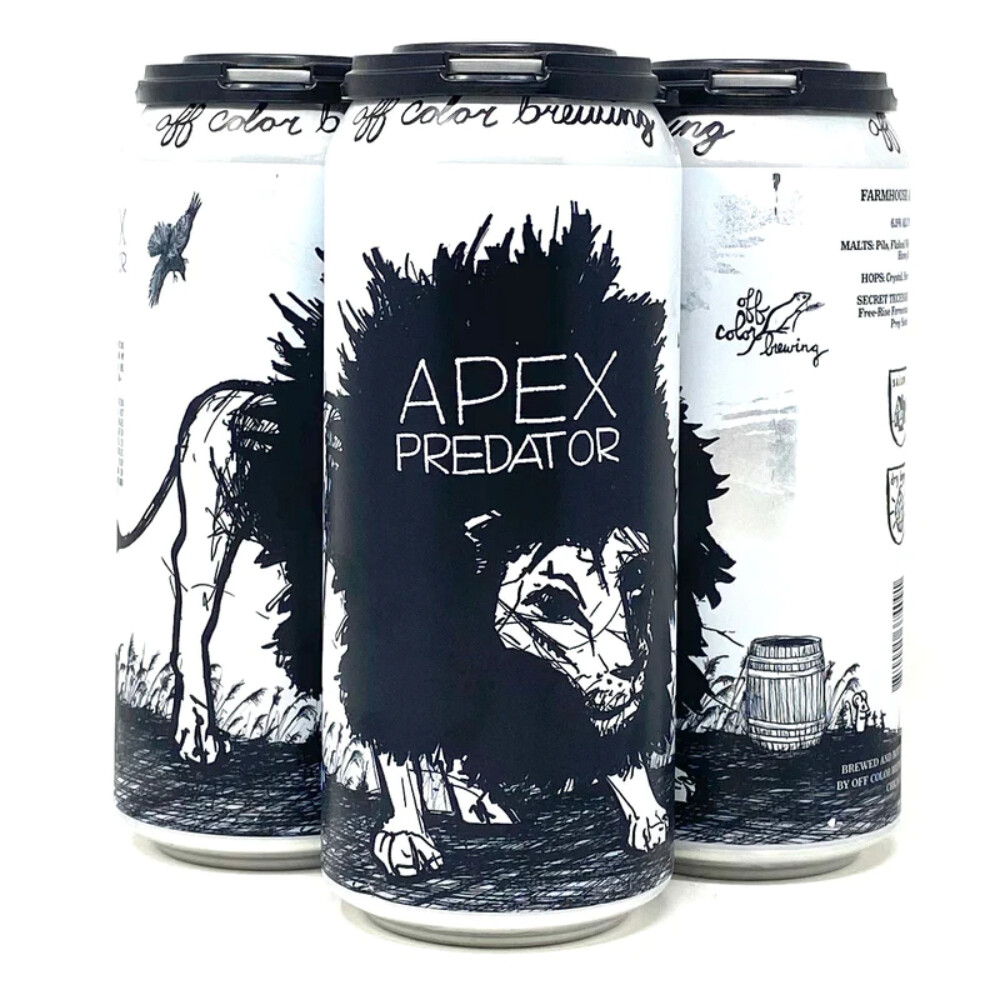 Off Color Apex Predator Farmhouse Ale 4pk Can