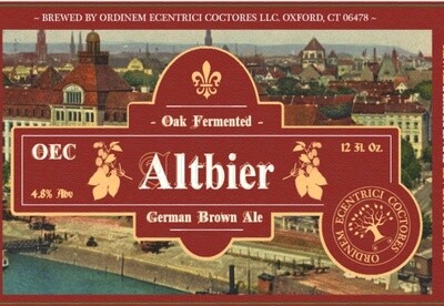 OEC Brewing Oak Aged Altbier 4pk Can