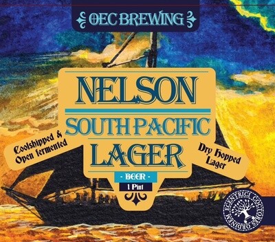 OEC Brewing Nelson South Pacific Lager 4pk Can