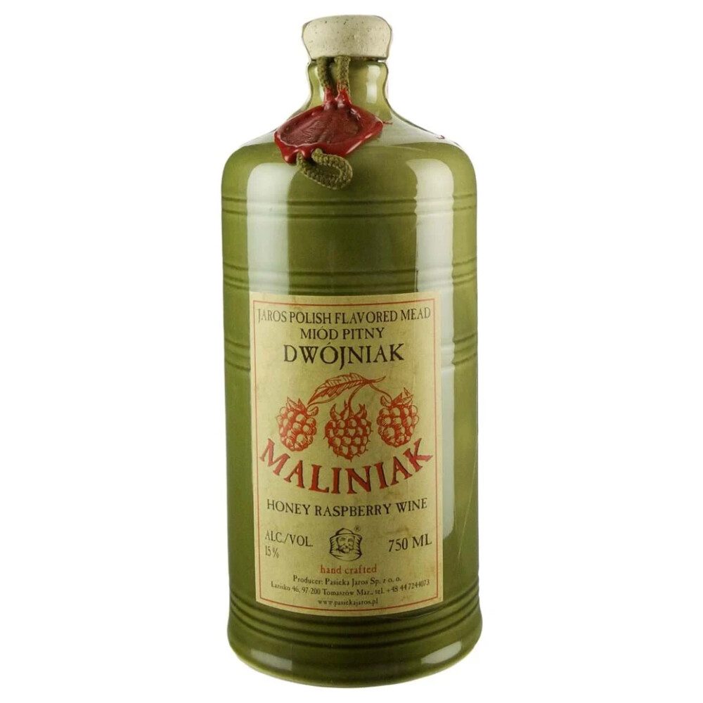 Pasieka Jaros Dwojniak Maliniak Honey Raspberry Wine 750ml