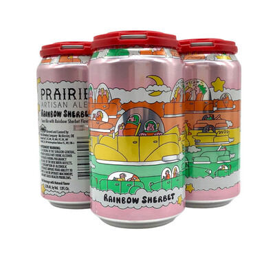 Prairie Rainbow Sherbet Sour Ale 4pk