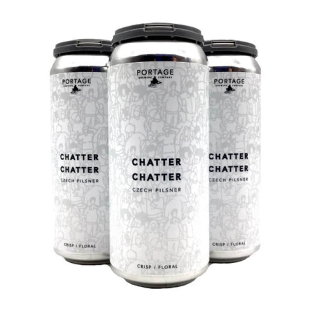 Portage Chatter Chatter Czech Pilsner 4pk Can