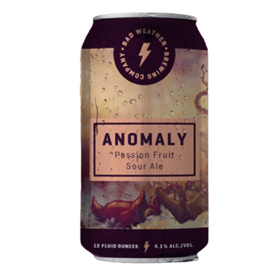 Bad Weather Anomaly Passion Fruit Sour Ale 4pk Can