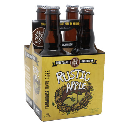 Sweetland Rustic Apple Farmhouse Hard Cider 4pk