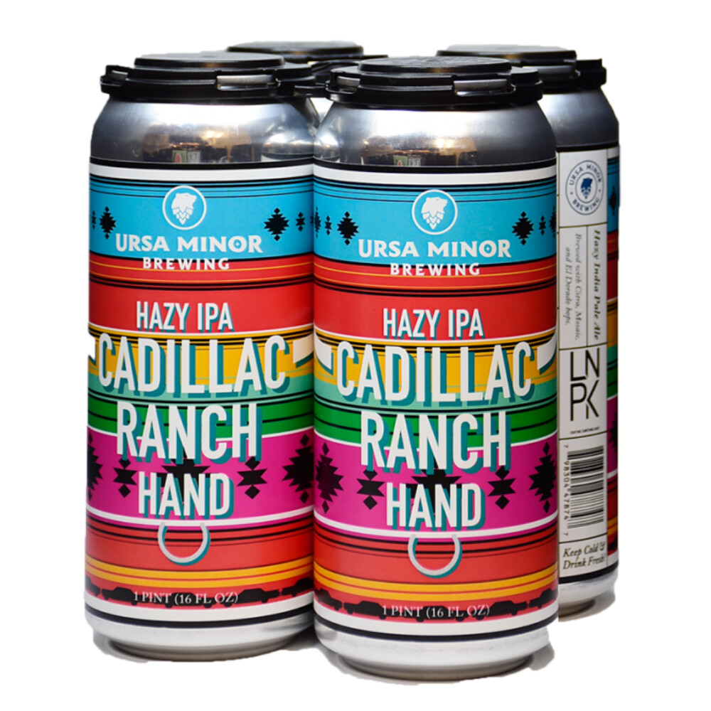 Ursa Minor Cadillac Ranch Hand Hazy IPA 4pk Can