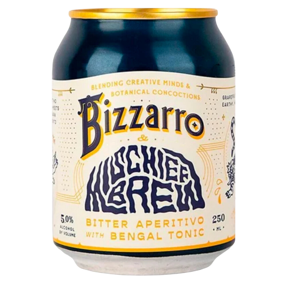 [D][250ML] Bizzarro & Mischief Brew Tonic Cocktail Can
