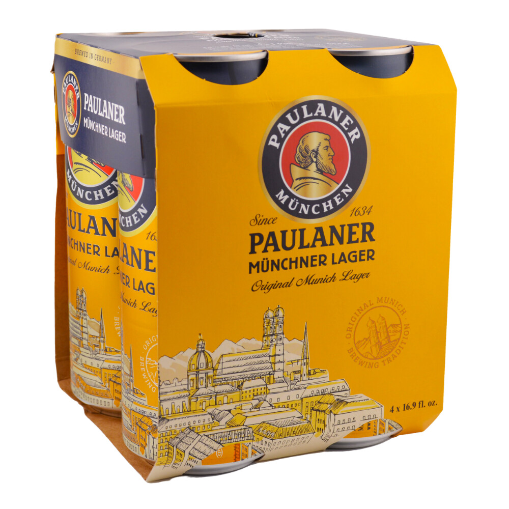 Paulaner Original Munich Lager 4pk Cans