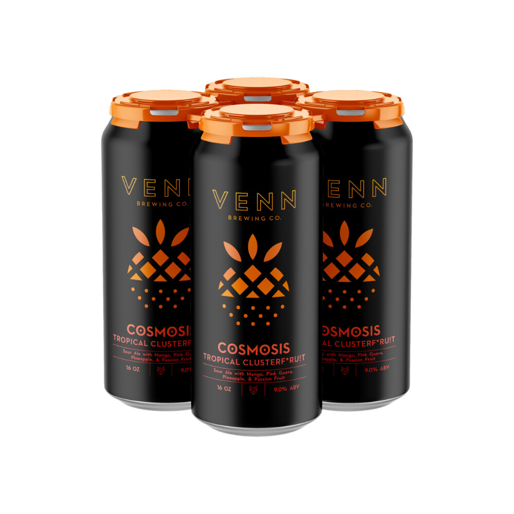 Venn Cosmosis Tropical Clusterfruit Sour Ale 4pk Can
