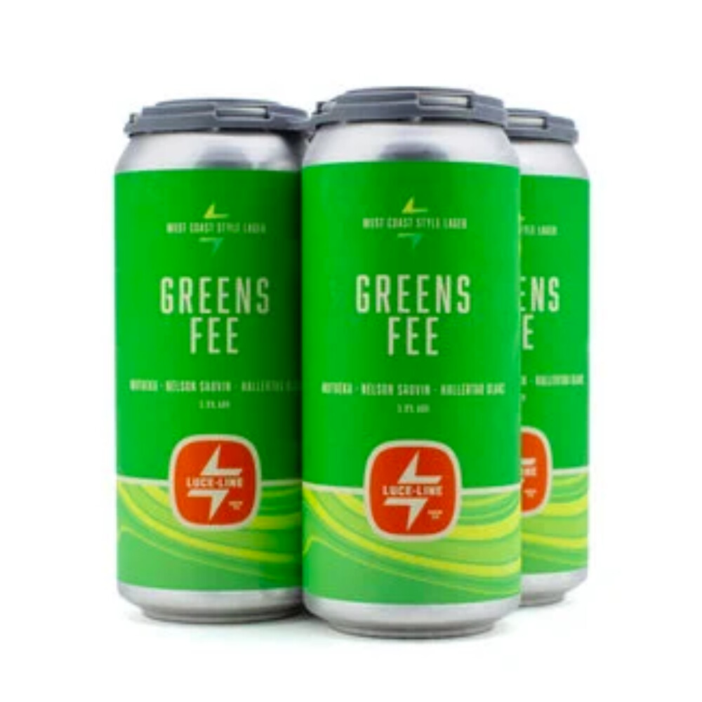 Luce Line Greens Fee West Coast Lager 4pk Can
