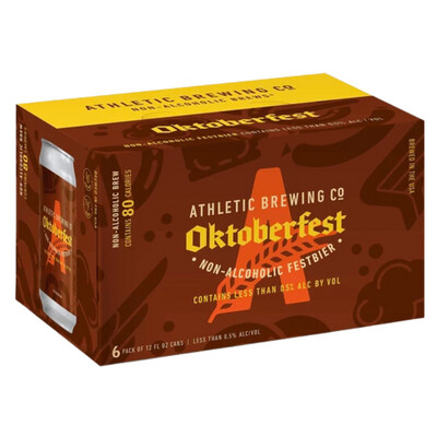 Athletic NA Oktoberfest Fest Brew 6pk Can