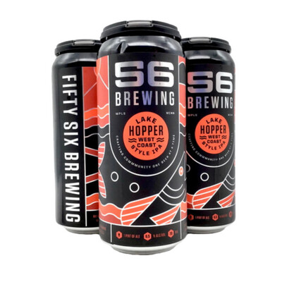 56 Brewing Lake Hopper West Coast IPA 4pk Can
