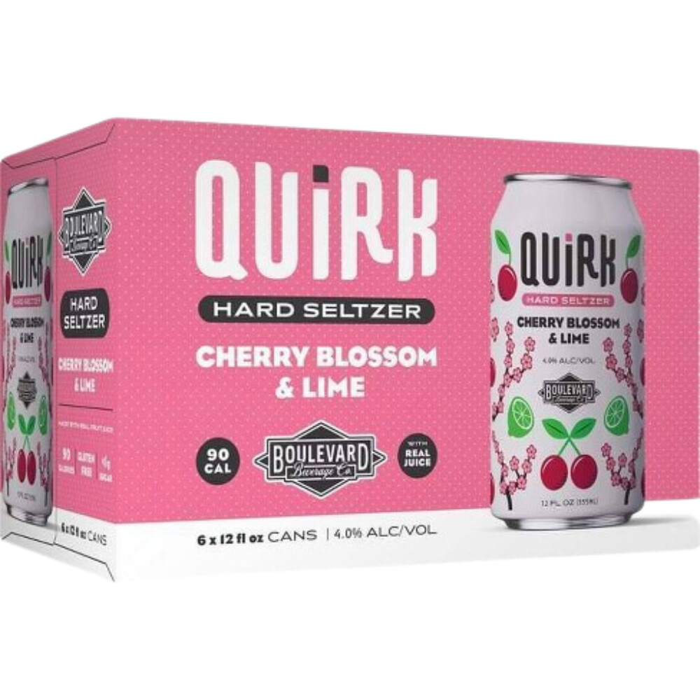 Quirk Cherry Blossom &amp; Lime 6pk Can