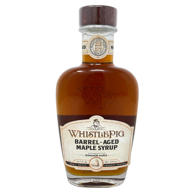 [375ML] WhistlePig Barrel-Aged Runamok Maple Syrup