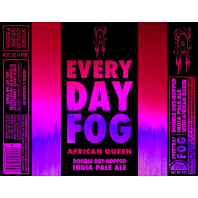 Abomination Everyday Fog African Queen IPA 4pk Can