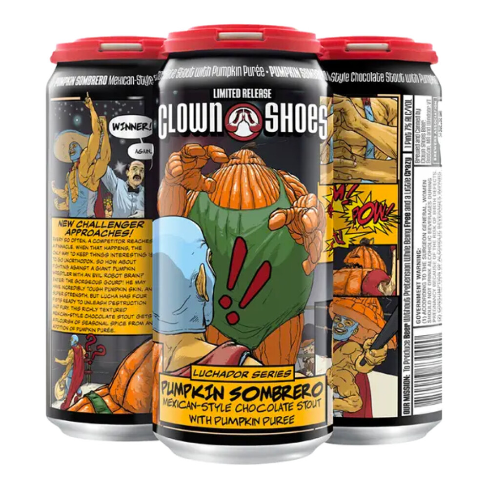 Clown Shoes Pumpkin Sombrero Stout 4pk Can