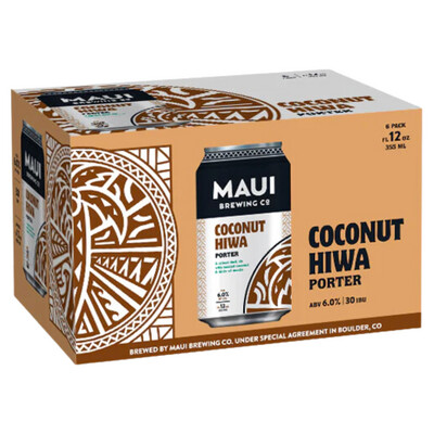 Maui Coconut Hiwa Porter 6pk Can