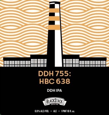 BlackStack DDH 755 HBC 638 IPA 4pk Can