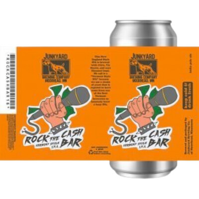 Junkyard Rock the Cash Bar Vermont-Style IPA 4pk Can