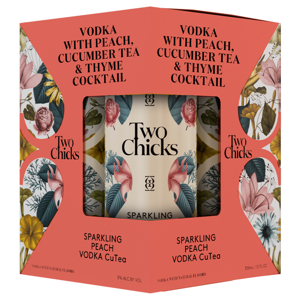 Two Chicks CuTea Sparkling Vodka 4pk Can