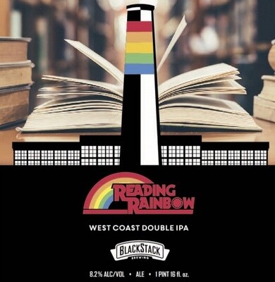 BlackStack Reading Rainbow West Coast DIPA 4pk Can