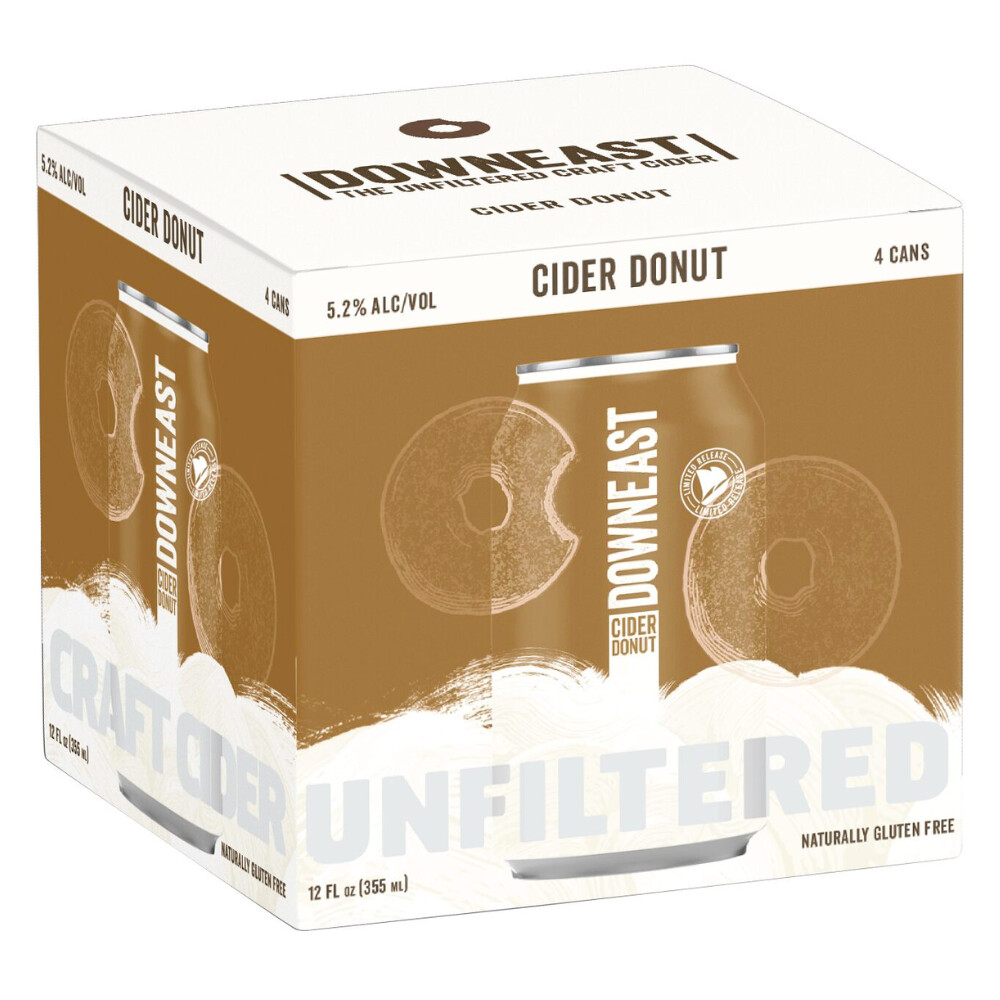 Downeast Cider Donut 4pk Can