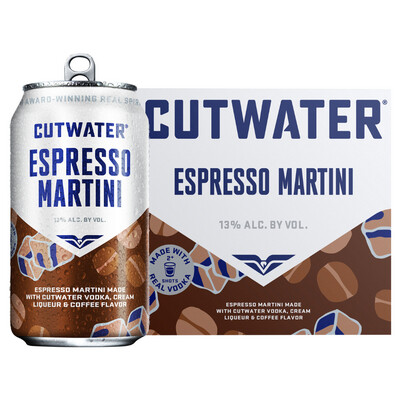 Cutwater Espresso Martini 4pk Can