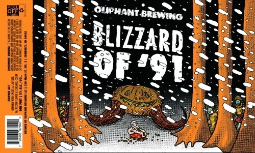 Oliphant Blizzard of '91 Pecan Pumpkin Pie Ale 4pk Can