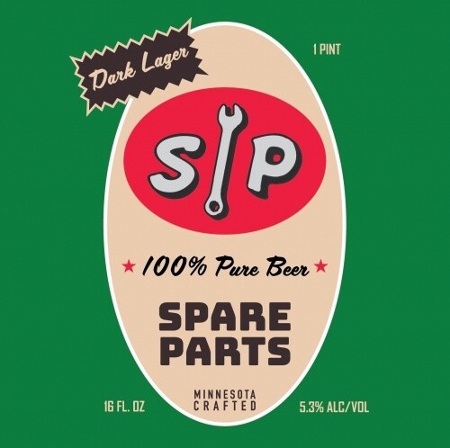 BlackStack Spare Parts Dark Lager 4pk Can