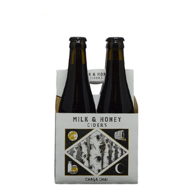 Milk &amp; Honey Chaga Chai Cider 4pk