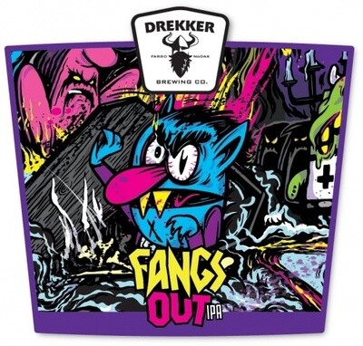 Drekker Fangs Out IPA 4pk Can