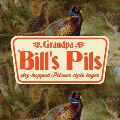 Junkyard Grandpa Bill&#39;s Pils 4pk Can