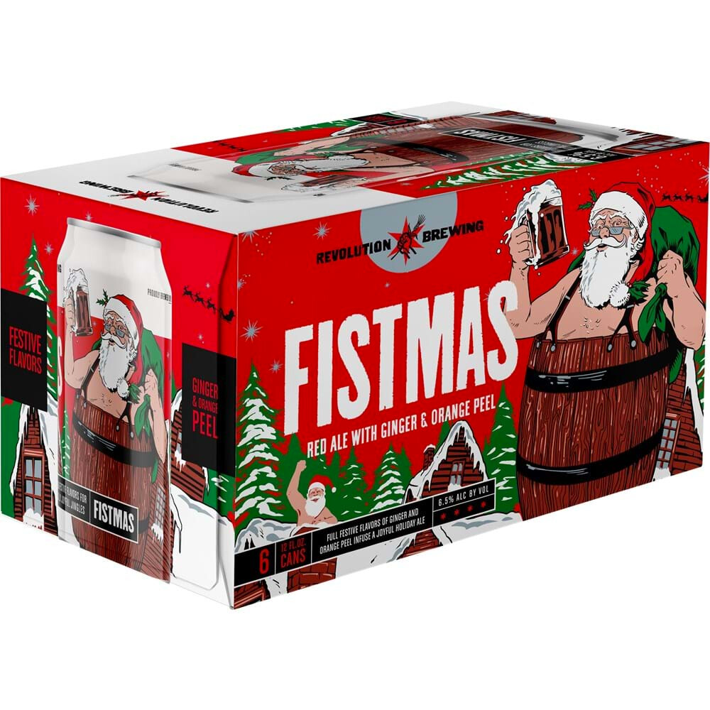 Revolution Fistmas Spiced Red Ale 6pk Can
