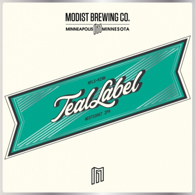 Modist Teal Label IPA 12pk Can