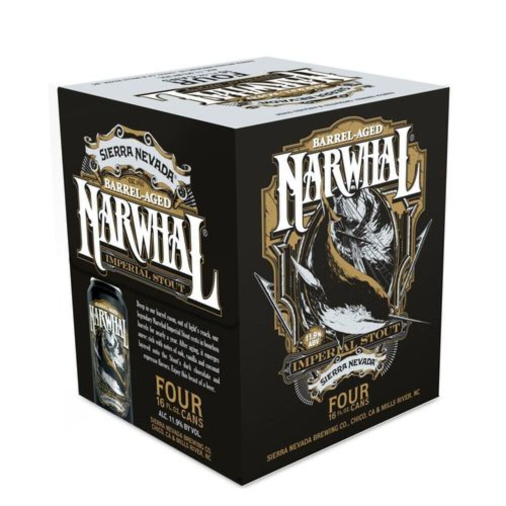 Sierra Nevada Barrel Aged Narwhal 4pk Can