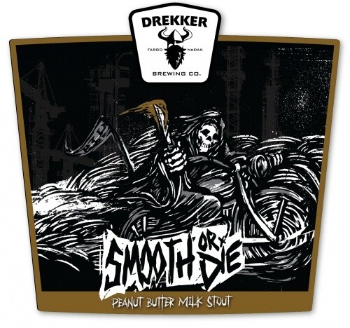 Drekker Smooth or Die Peanut Butter Milk Stout 4pk Can