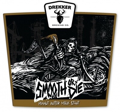 Drekker Smooth or Die Peanut Butter Milk Stout 4pk Can