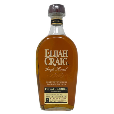 Elijah Craig F44 Private Barrel Lucky 13 Bourbon