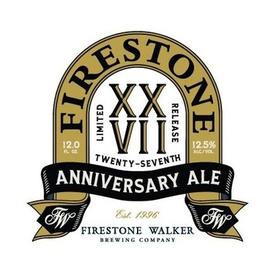 Firestone Walker 2023 27th Anniversary Ale 12oz Bottle
