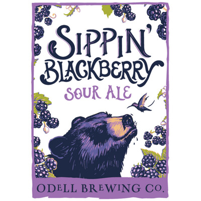 Odell Sippin&#39; Blackberry Sour 6pk Can
