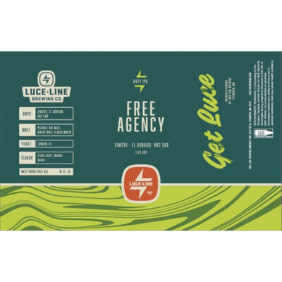 Luce Line Free Agency Hazy IPA 4pk Cans